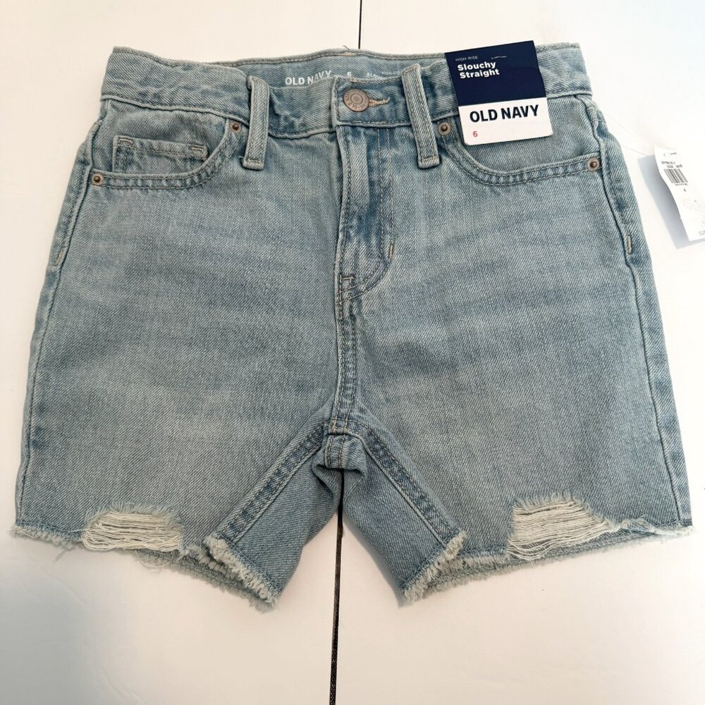 NWT - Girl's Shorts - Old Navy - Light Blue Denim - Size 10
